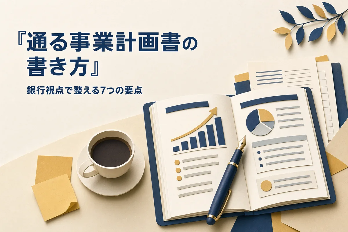 通る事業計画書の書き方 — 銀行視点で整える7つの要点
