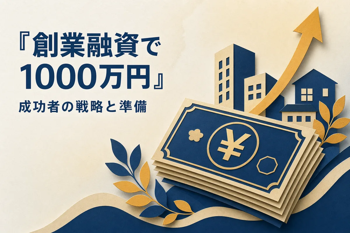 創業融資で1000万円 — 成功者の戦略と準備