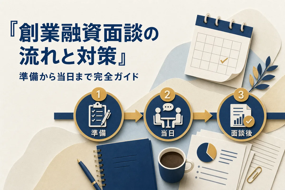 創業融資面談の流れと対策 — 準備から当日まで完全ガイド